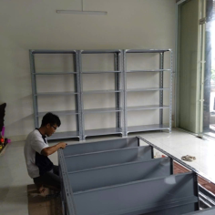 Kệ V Lỗ: cao 2m x Rộng 0,3m x Dài 1m (5 tầng mâm)