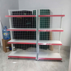 Kệ Siêu Thị Đơn: Cao 1,5m x Dài 0,9m (4 tầng mâm)