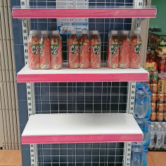 Kệ Siêu Thị Đơn: Cao 1,5m x Dài 0,7m (4 tầng mâm)