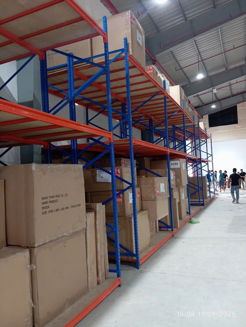 LẮP ĐẶT KỆ TRUNG TẢI CHO CTY GARDENLINE INTERNATIONAL VN